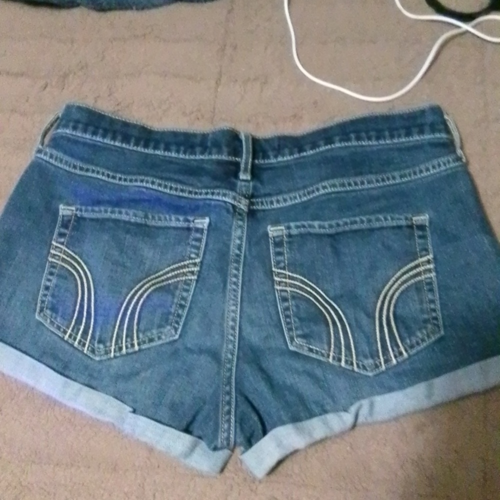 Hollister Short Short High rise Size W30 Blue